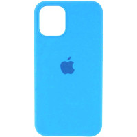 Накладка (з мікрофіброю) Silk Full Protective для iPhone 13 Pro Max- волошковий