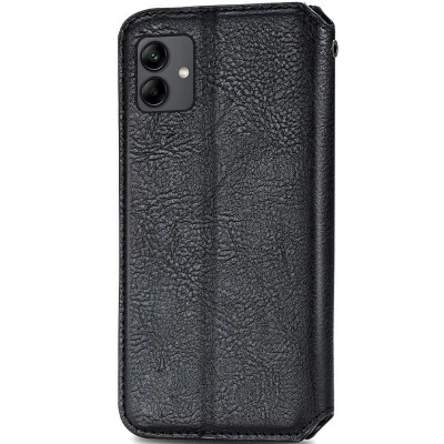 Чохол-книжка GETMAN Cubic для Samsung A06- чорний Чохол-книжка GETMAN Cubic для Samsung A06- чорний