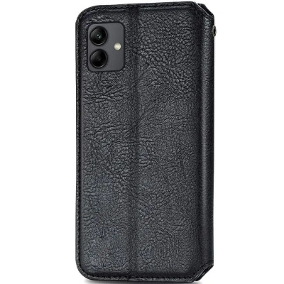 Чохол-книжка GETMAN Cubic для Samsung A07- чорний Чохол-книжка GETMAN Cubic для Samsung A07- чорний
