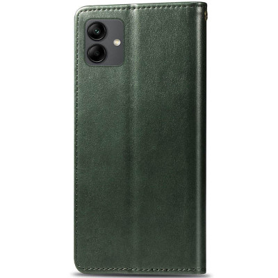 Чохол-книжка GETMAN Gallant шкіряний для Samsung A06- зелений