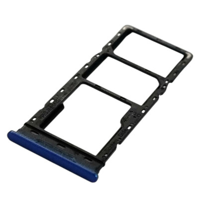 SIM лоток для Tecno Spark 4 (KC2), (KC8) Blue
