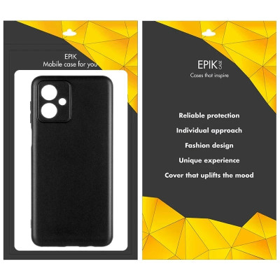 Накладка TPU Epik Black Full Camera для Motorola Moto G54 Power- чорний