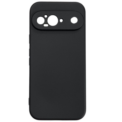 Накладка (з мікрофіброю) GETMAN Liquid Silk Full Camera для Google Pixel 9- чорний