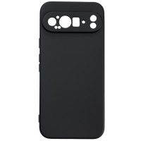 Накладка (з мікрофіброю) GETMAN Liquid Silk Full Camera для Google Pixel 9 Pro XL- чорний