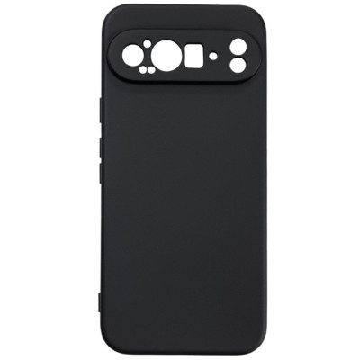 Накладка (з мікрофіброю) GETMAN Liquid Silk Full Camera для Google Pixel 9 Pro XL- чорний