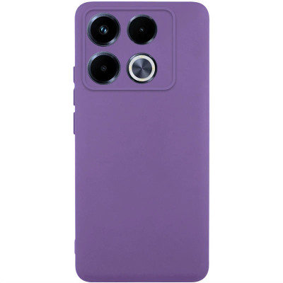 Накладка (з мікрофіброю) GETMAN Liquid Silk Full Camera для Infinix Note 40 Pro 4G- світло-фіолетовий Накладка (з мікрофіброю) GETMAN Liquid Silk Full Camera для Infinix Note 40 Pro 4G- світло-фіолетовий