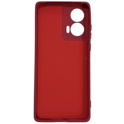 Накладка (з мікрофіброю) GETMAN Liquid Silk Full Camera для Motorola Edge 50 Fusion- темно-червоний Накладка (з мікрофіброю) GETMAN Liquid Silk Full Camera для Motorola Edge 50 Fusion- темно-червоний