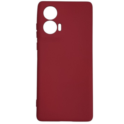 Накладка (з мікрофіброю) GETMAN Liquid Silk Full Camera для Motorola Edge 50 Fusion- темно-червоний Накладка (з мікрофіброю) GETMAN Liquid Silk Full Camera для Motorola Edge 50 Fusion- темно-червоний