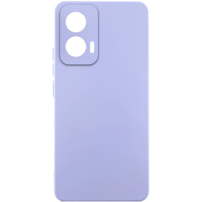 Накладка (з мікрофіброю) GETMAN Liquid Silk Full Camera для Motorola Edge 50 Fusion- бузковий Накладка (з мікрофіброю) GETMAN Liquid Silk Full Camera для Motorola Edge 50 Fusion- бузковий