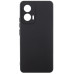 Накладка (з мікрофіброю) GETMAN Liquid Silk Full Camera для Motorola Edge 50 Fusion- чорний