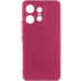 Накладка (з мікрофіброю) GETMAN Liquid Silk Full Camera для Motorola Edge 50 Pro- марсала