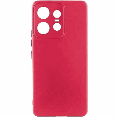 Накладка (з мікрофіброю) GETMAN Liquid Silk Full Camera для Motorola Edge 50 Pro- темно-червоний Накладка (з мікрофіброю) GETMAN Liquid Silk Full Camera для Motorola Edge 50 Pro- темно-червоний