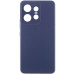Накладка (з мікрофіброю) GETMAN Liquid Silk Full Camera для Motorola Edge 50 Pro- темно-синій