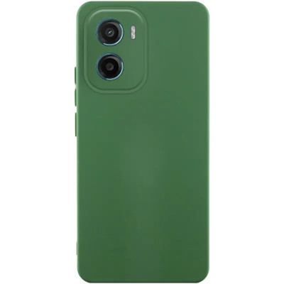 Накладка (з мікрофіброю) GETMAN Liquid Silk Full Camera для Motorola Moto G05 / E15 4G- темно-зелений Накладка (з мікрофіброю) GETMAN Liquid Silk Full Camera для Motorola Moto G05 / E15 4G- темно-зелений