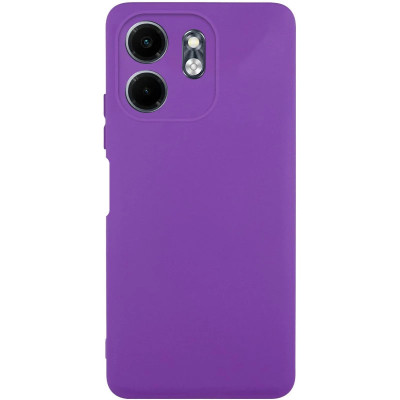 Накладка (з мікрофіброю) GETMAN Liquid Silk Full Camera для Motorola Moto G05 / E15 4G- фіолетовий Накладка (з мікрофіброю) GETMAN Liquid Silk Full Camera для Motorola Moto G05 / E15 4G- фіолетовий