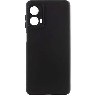Накладка (з мікрофіброю) GETMAN Liquid Silk Full Camera для Motorola Moto G24- чорний Накладка (з мікрофіброю) GETMAN Liquid Silk Full Camera для Motorola Moto G24- чорний