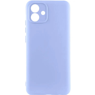 Накладка (з мікрофіброю) GETMAN Liquid Silk Full Camera для Samsung A07- бузковий Накладка (з мікрофіброю) GETMAN Liquid Silk Full Camera для Samsung A07- бузковий