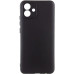 Накладка (з мікрофіброю) GETMAN Liquid Silk Full Camera для Samsung A07- чорний