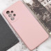 Накладка (з мікрофіброю) GETMAN Liquid Silk Full Camera для Samsung A13 4G- пастельно-рожевий