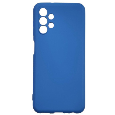 Накладка (з мікрофіброю) GETMAN Liquid Silk Full Camera для Samsung A13 4G- королівський синій Накладка (з мікрофіброю) GETMAN Liquid Silk Full Camera для Samsung A13 4G- королівський синій