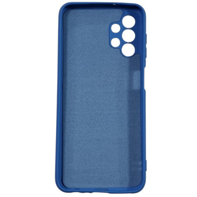 Накладка (з мікрофіброю) GETMAN Liquid Silk Full Camera для Samsung A13 4G- королівський синій Накладка (з мікрофіброю) GETMAN Liquid Silk Full Camera для Samsung A13 4G- королівський синій