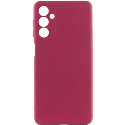 Накладка (з мікрофіброю) GETMAN Liquid Silk Full Camera для Samsung A16 4G/5G- марсала Накладка (з мікрофіброю) GETMAN Liquid Silk Full Camera для Samsung A16 4G/5G- марсала