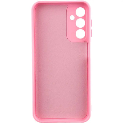 Уцінка! Накладка (з мікрофіброю) GETMAN Liquid Silk Full Camera для Samsung A17 4G/5G- рожевий
