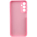 Уцінка! Накладка (з мікрофіброю) GETMAN Liquid Silk Full Camera для Samsung A17 4G/5G- рожевий