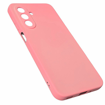 Уцінка! Накладка (з мікрофіброю) GETMAN Liquid Silk Full Camera для Samsung A17 4G/5G- рожевий
