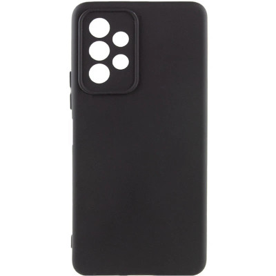 Накладка (з мікрофіброю) GETMAN Liquid Silk Full Camera для Samsung A33 5G- чорний Накладка (з мікрофіброю) GETMAN Liquid Silk Full Camera для Samsung A33 5G- чорний