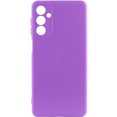 Накладка (з мікрофіброю) GETMAN Liquid Silk Full Camera для Samsung A34 5G- світло-фіолетовий Накладка (з мікрофіброю) GETMAN Liquid Silk Full Camera для Samsung A34 5G- світло-фіолетовий