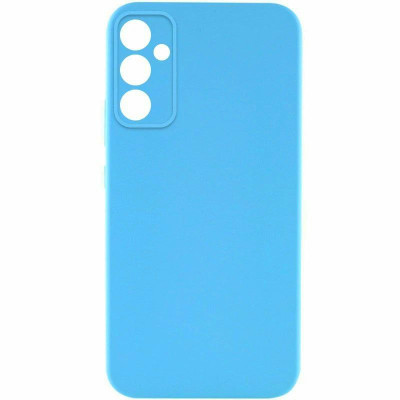 Накладка (з мікрофіброю) GETMAN Liquid Silk Full Camera для Samsung A36 5G- блакитний Накладка (з мікрофіброю) GETMAN Liquid Silk Full Camera для Samsung A36 5G- блакитний