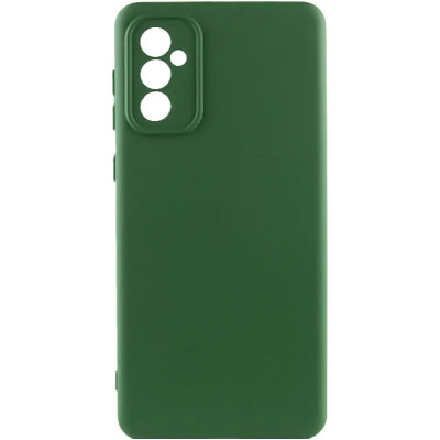 Накладка (з мікрофіброю) GETMAN Liquid Silk Full Camera для Samsung A55- темно-зелений Накладка (з мікрофіброю) GETMAN Liquid Silk Full Camera для Samsung A55- темно-зелений