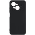 Накладка (з мікрофіброю) GETMAN Liquid Silk Full Camera для TECNO Spark Go 1- чорний