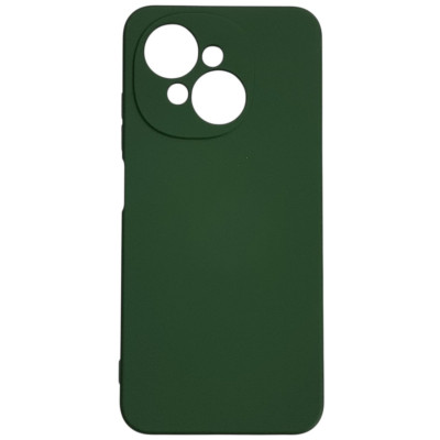Накладка (з мікрофіброю) GETMAN Liquid Silk Full Camera для TECNO Spark Go 1- темно-зелений Накладка (з мікрофіброю) GETMAN Liquid Silk Full Camera для TECNO Spark Go 1- темно-зелений