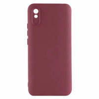 Накладка (з мікрофіброю) GETMAN Liquid Silk Full Camera для Xiaomi Redmi 9A- марсала Накладка (з мікрофіброю) GETMAN Liquid Silk Full Camera для Xiaomi Redmi 9A- марсала