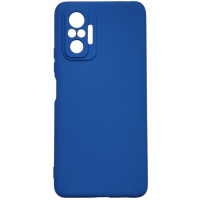 Накладка (з мікрофіброю) GETMAN Liquid Silk Full Camera для Xiaomi Redmi Note 10 Pro / Note 10 Pro Max- королівський синій Накладка (з мікрофіброю) GETMAN Liquid Silk Full Camera для Xiaomi Redmi Note 10 Pro / Note 10 Pro Max- королівський синій