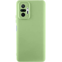 Накладка (з мікрофіброю) GETMAN Liquid Silk Full Camera для Xiaomi Redmi Note 10 Pro / Note 10 Pro Max- фісташковий Накладка (з мікрофіброю) GETMAN Liquid Silk Full Camera для Xiaomi Redmi Note 10 Pro / Note 10 Pro Max- фісташковий