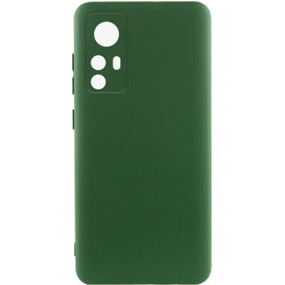 Накладка (з мікрофіброю) GETMAN Liquid Silk Full Camera для Xiaomi Redmi Note 12s- темно-зелений Накладка (з мікрофіброю) GETMAN Liquid Silk Full Camera для Xiaomi Redmi Note 12s- темно-зелений