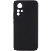 Накладка (з мікрофіброю) GETMAN Liquid Silk Full Camera для Xiaomi Redmi Note 12s- чорний