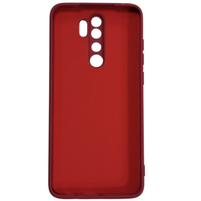 Накладка (з мікрофіброю) GETMAN Liquid Silk Full Camera для Xiaomi Redmi Note 8 Pro- темно-червоний Накладка (з мікрофіброю) GETMAN Liquid Silk Full Camera для Xiaomi Redmi Note 8 Pro- темно-червоний