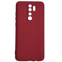 Накладка (з мікрофіброю) GETMAN Liquid Silk Full Camera для Xiaomi Redmi Note 8 Pro- темно-червоний Накладка (з мікрофіброю) GETMAN Liquid Silk Full Camera для Xiaomi Redmi Note 8 Pro- темно-червоний