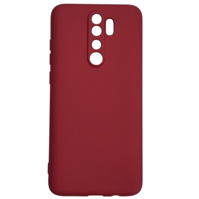 Накладка (з мікрофіброю) GETMAN Liquid Silk Full Camera для Xiaomi Redmi Note 8 Pro- темно-червоний Накладка (з мікрофіброю) GETMAN Liquid Silk Full Camera для Xiaomi Redmi Note 8 Pro- темно-червоний