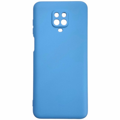 Накладка (з мікрофіброю) GETMAN Liquid Silk Full Camera для Xiaomi Redmi Note 9 Pro / Note 9s- бузково блакитний Накладка (з мікрофіброю) GETMAN Liquid Silk Full Camera для Xiaomi Redmi Note 9 Pro / Note 9s- бузково блакитний