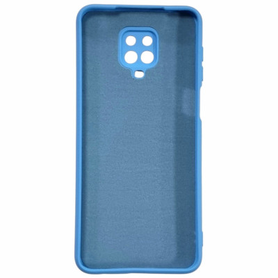 Накладка (з мікрофіброю) GETMAN Liquid Silk Full Camera для Xiaomi Redmi Note 9 Pro / Note 9s- бузково блакитний Накладка (з мікрофіброю) GETMAN Liquid Silk Full Camera для Xiaomi Redmi Note 9 Pro / Note 9s- бузково блакитний