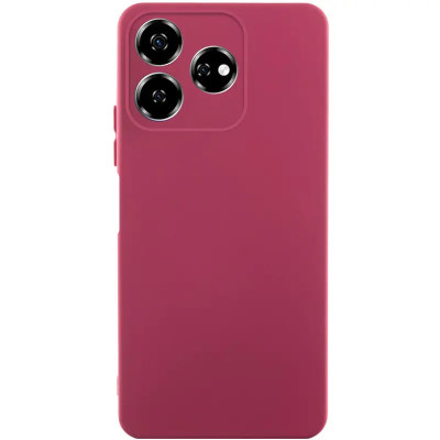 Накладка (з мікрофіброю) GETMAN Liquid Silk Full Camera для ZTE Nubia V60- темно-червоний Накладка (з мікрофіброю) GETMAN Liquid Silk Full Camera для ZTE Nubia V60- темно-червоний
