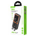 Power Bank Kakusiga KSC-1088 20000mAh Fast Charge (USB-A+USB-C/22.5W) + cable Lightning/Type-C- чорний