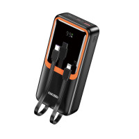 Power Bank Kakusiga KSC-1088 20000mAh Fast Charge (USB-A+USB-C/22.5W) + cable Lightning/Type-C- чорний Power Bank Kakusiga KSC-1088 20000mAh Fast Charge (USB-A+USB-C/22.5W) + cable Lightning/Type-C- чорний