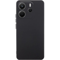 Накладка (з мікрофіброю) Silicone Cover Lakshmi Full Camera для Xiaomi Redmi Note 14 4G (159.6мм / Int. version)- чорний