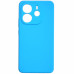 Накладка (з мікрофіброю) Silicone Cover Lakshmi Full Camera для Xiaomi Redmi Note 14 4G (159.6мм / Int. version)- блакитний